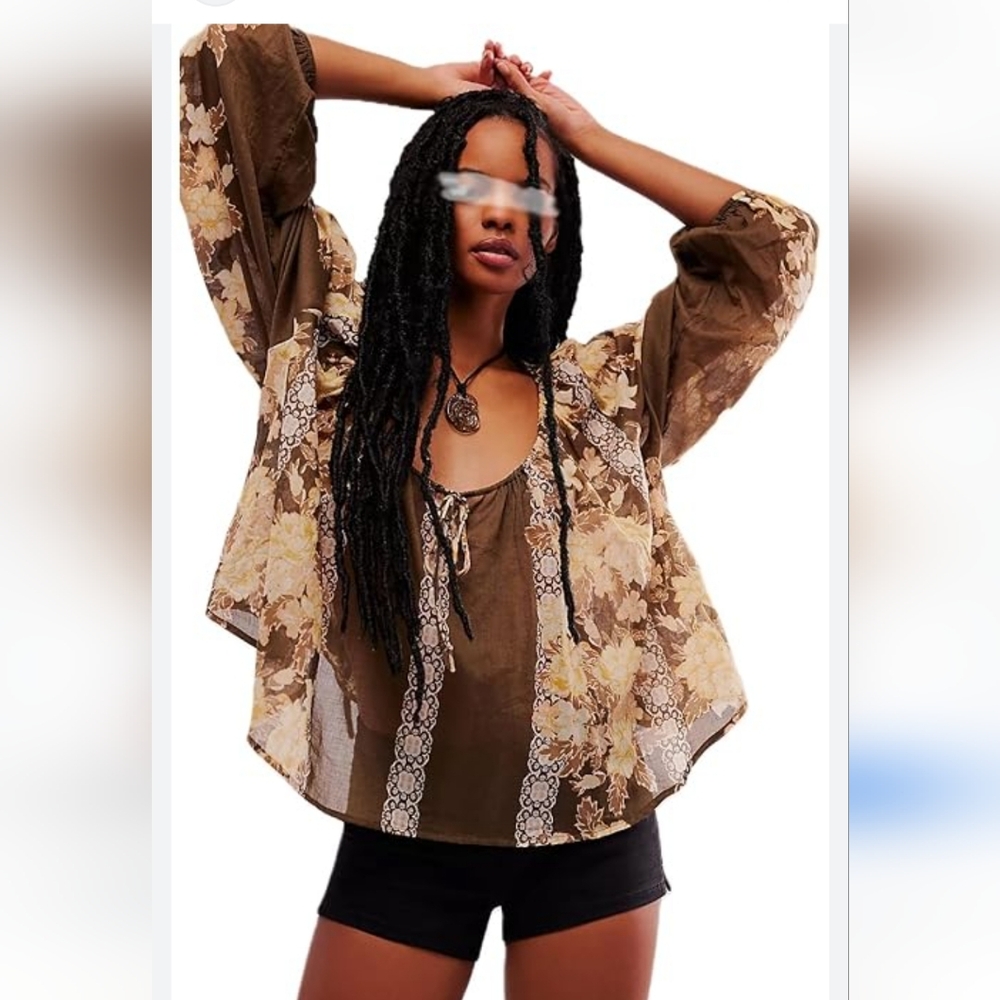 Free People Long Sleeve Top